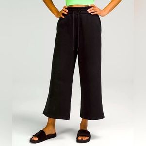 Loungeful High-Rise Wide Leg Cropped Pants Size 12